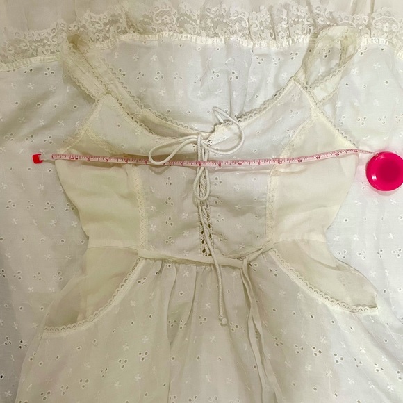 🐇Beautiful🐇Gunne Sax Delicate Eyelet Lace Princess CottageCore👰Prom Dress(9)✨ - Picture 12 of 13